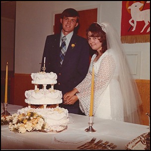 Bob-Vicki wedding 9-1-1973 small