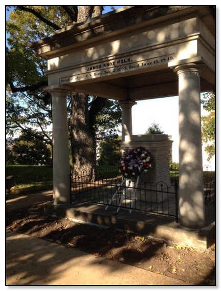 James K. Polk burial